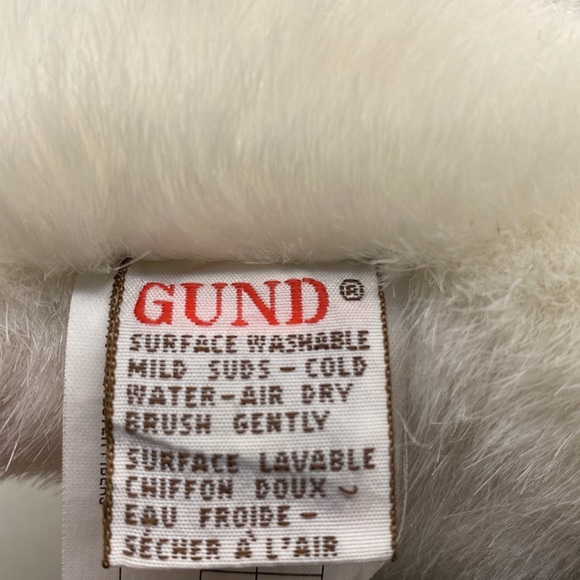 Gund Plush Cow With Brass Bell Soft Stuffed Animal 9” Toy Farm 1987 - Picture 6 of 12